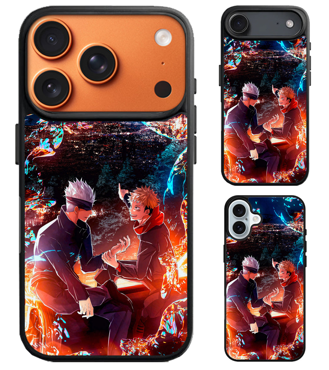 Jujutsu Kaisen Yuji And Satoru iPhone Air | iPhone 17 | 17 Pro | 17 Pro Max Case