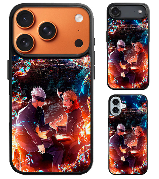 Jujutsu Kaisen Yuji And Satoru iPhone Air | iPhone 17 | 17 Pro | 17 Pro Max Case