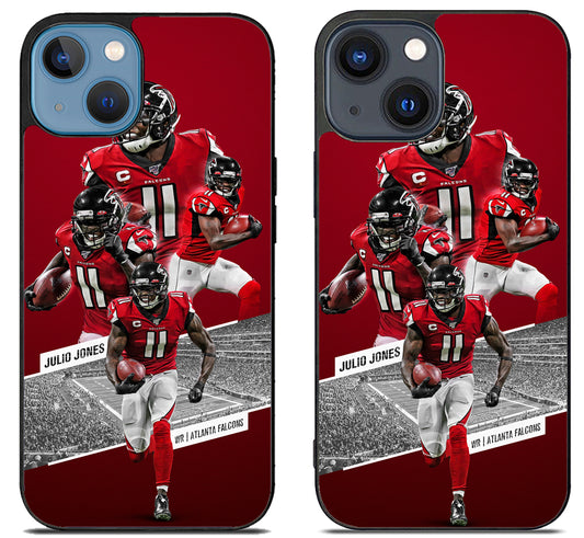 Julio Jones Collage Atlanta Falcons iPhone 15 | iPhone 15 Plus Case