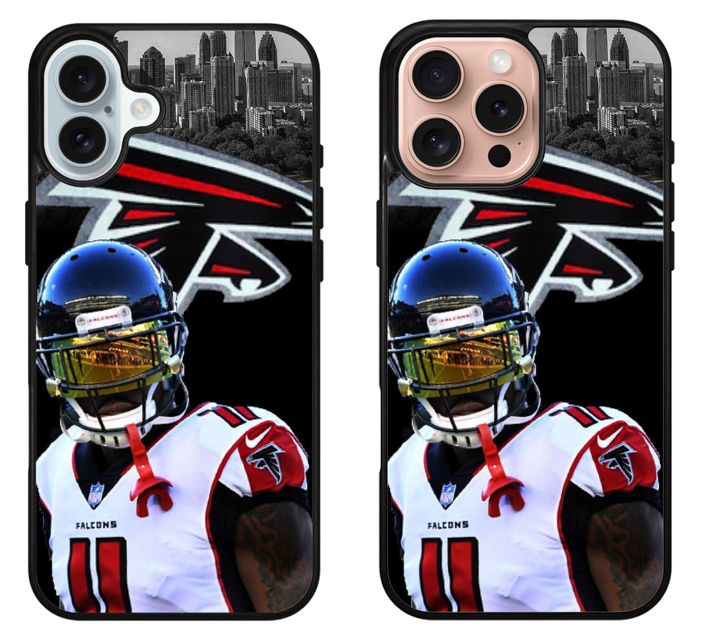 Julio Jones Falcons Background iPhone 16 | 16 Plus | 16 Pro | 16 Pro Max Case