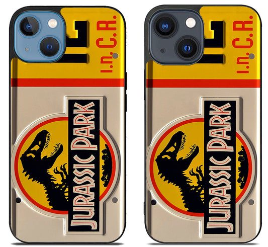Jurassic Park License Plate 12 iPhone 15 | iPhone 15 Plus Case