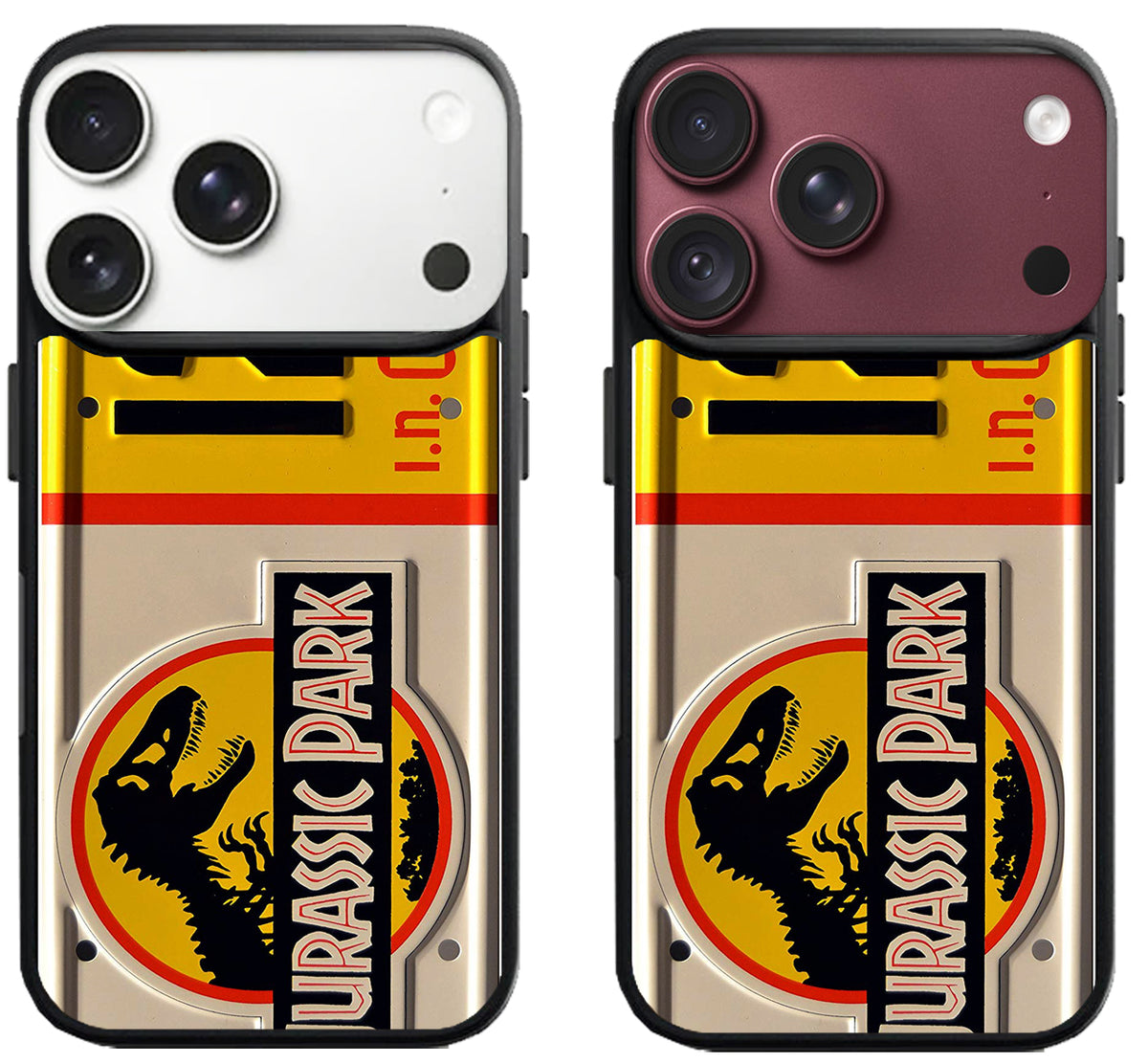 Jurassic Park License Plate 12 iPhone 18 Pro | 18 Pro Max Case