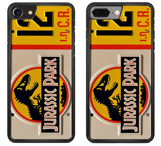 Jurassic Park License Plate 12 iPhone 8 | 8 Plus Case