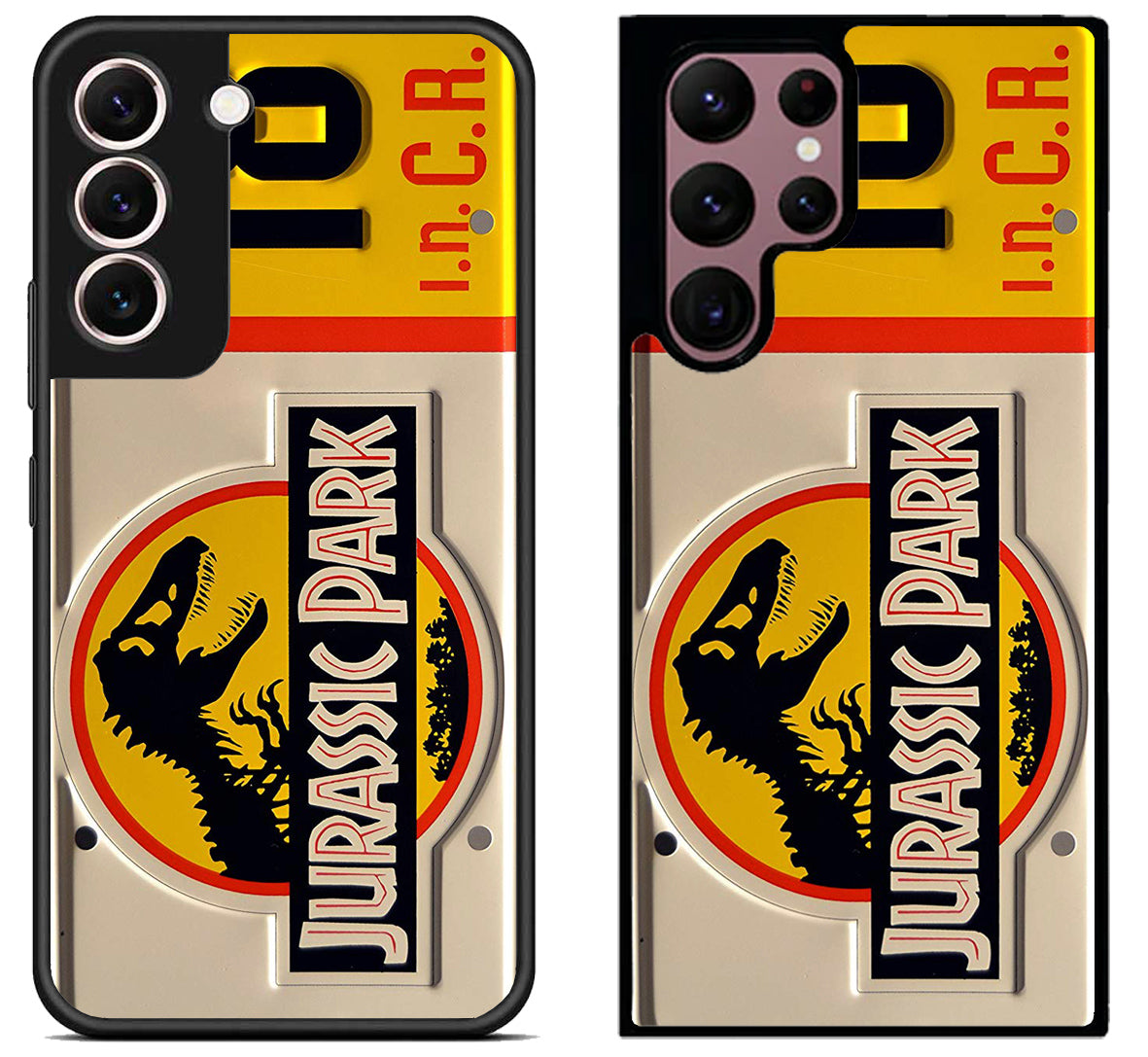 Jurassic Park License Plate 18 Samsung Galaxy S22 | S22+ | S22 Ultra Case