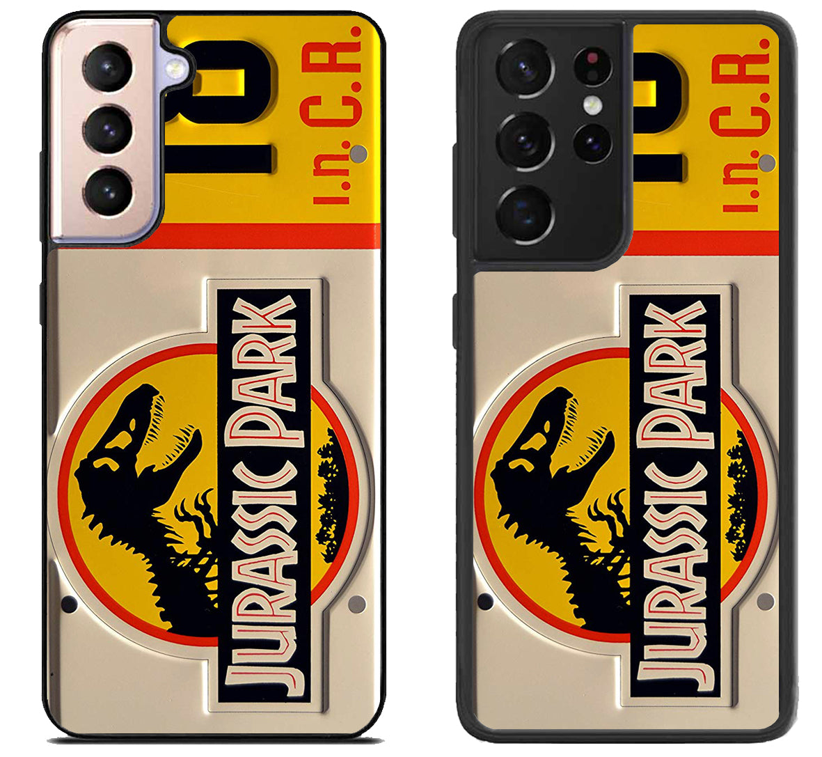 Jurassic Park License Plate 18 Samsung Galaxy S21 | S21 FE | S21+ | S21 Ultra Case