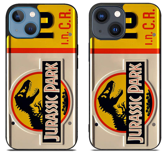 Jurassic Park License Plate 18 iPhone 15 | iPhone 15 Plus Case