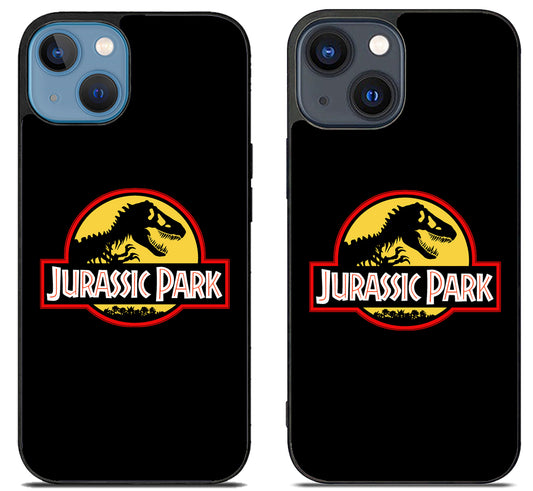 Jurassic park Black iPhone 15 | iPhone 15 Plus Case