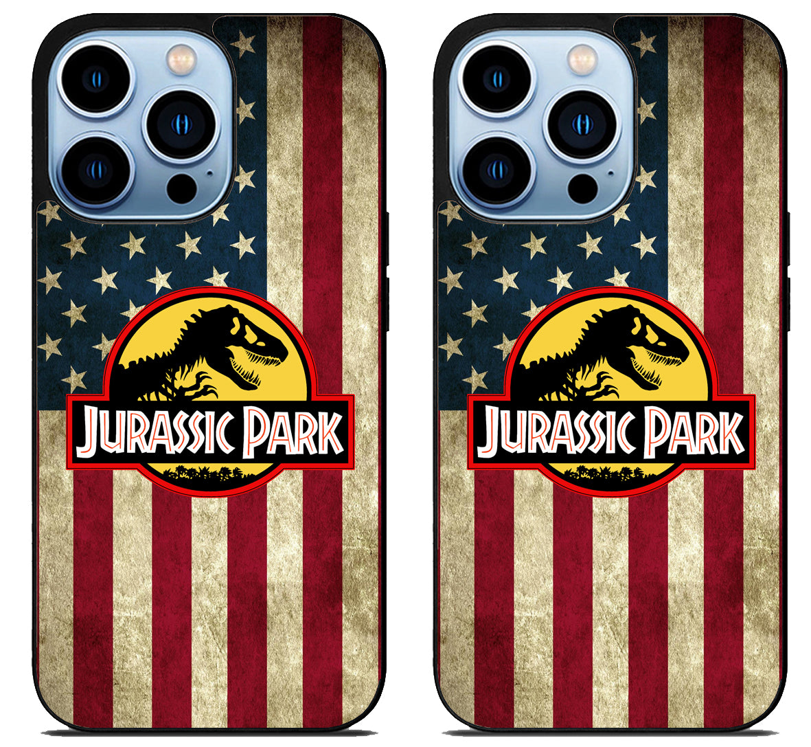 Jurassic park Logo Flag iPhone 15 Pro | iPhone 15 Pro Max Case