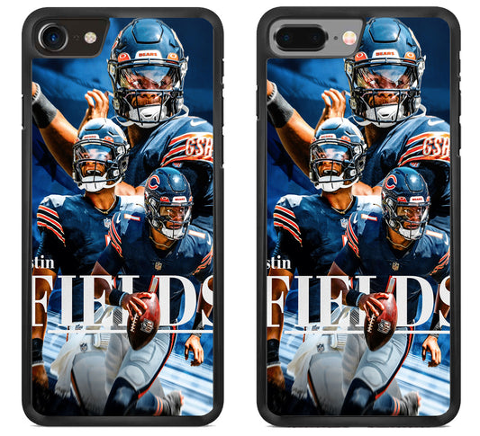 Justin Fields Chicago Bears Collage iPhone 8 | 8 Plus Case