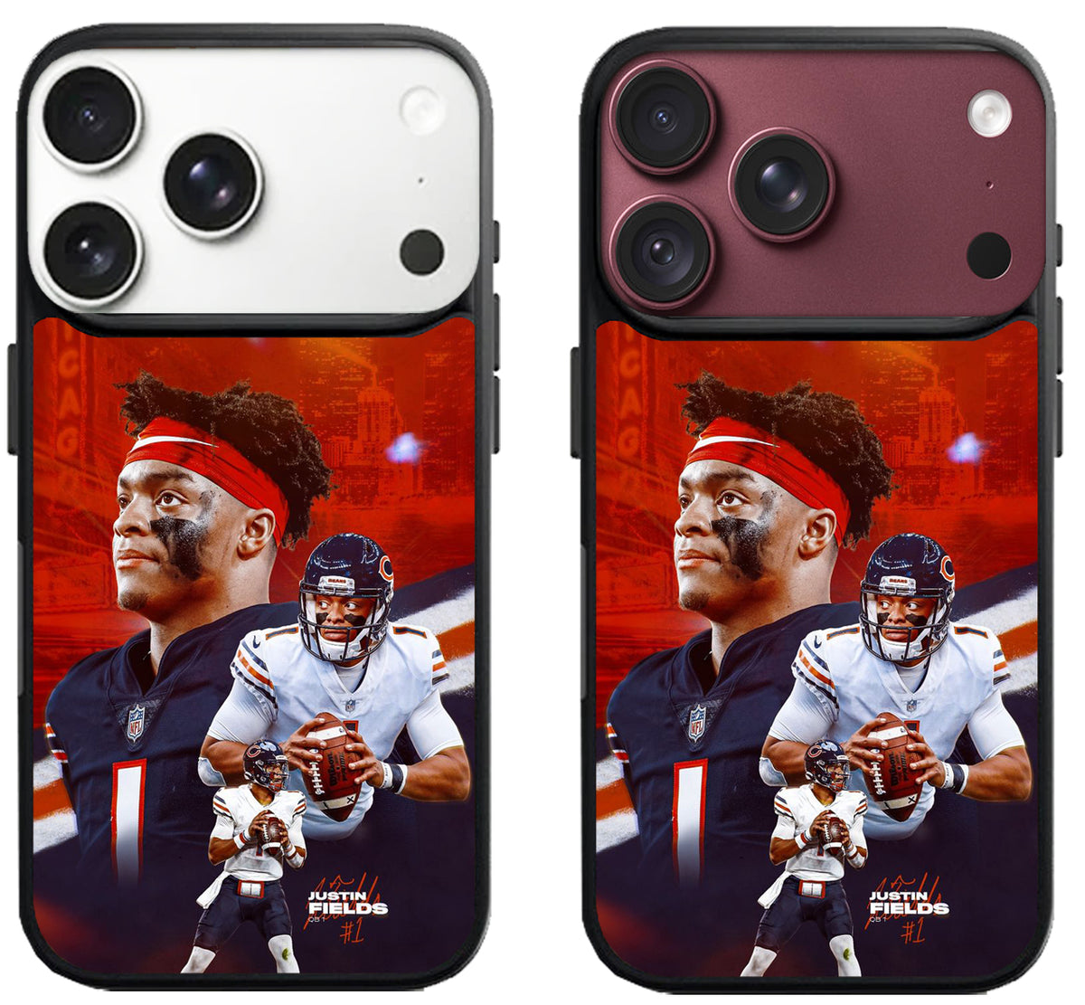 Justin Fields Chicago Bears iPhone 18 Pro | 18 Pro Max Case