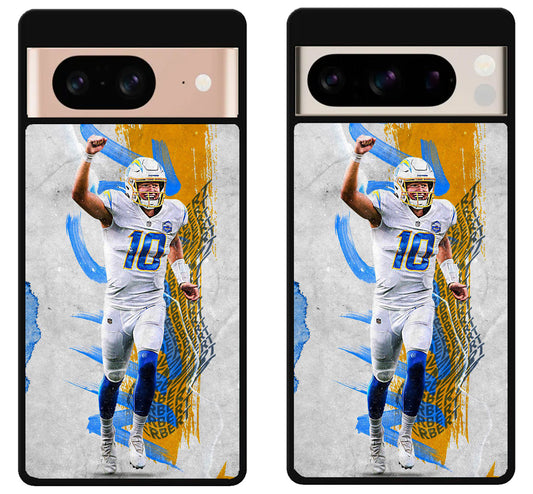 Justin Herbert LA Charger Celebrate Google Pixel 8 | 8 Pro Case