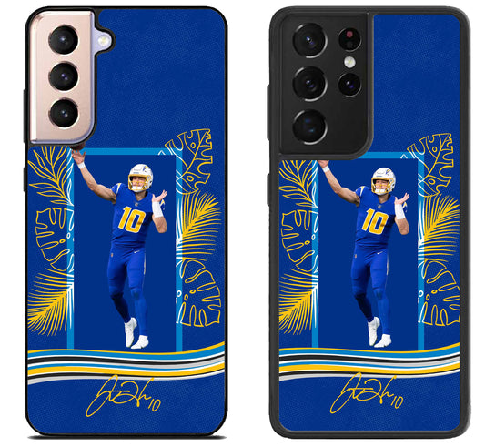 Justin Herbert LA Charger Signature Samsung Galaxy S21 | S21 FE | S21+ | S21 Ultra Case