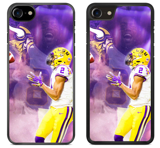 Justin Jefferson Minnesota Vikings Artwork iPhone SE 2020 | iPhone SE 2022 Case