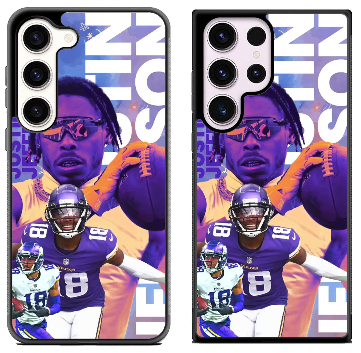 Justin Jefferson Minnesota Vikings Cool Samsung Galaxy S23 | S23+ | S23 Ultra Case