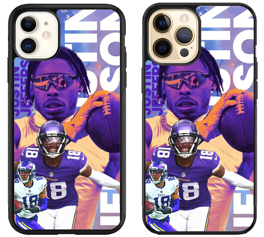 Justin Jefferson Minnesota Vikings Cool iPhone 12 | 12 Mini | 12 Pro | 12 Pro Max Case