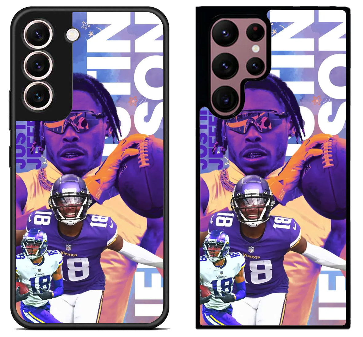 Justin Jefferson Minnesota Vikings Cool Samsung S22 | S22+ | S22 Ultra Case