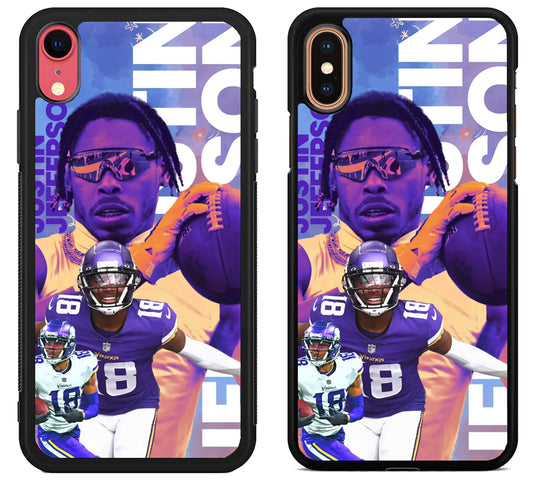 Justin Jefferson Minnesota Vikings Cool iPhone X | Xs | Xr | Xs Max Case