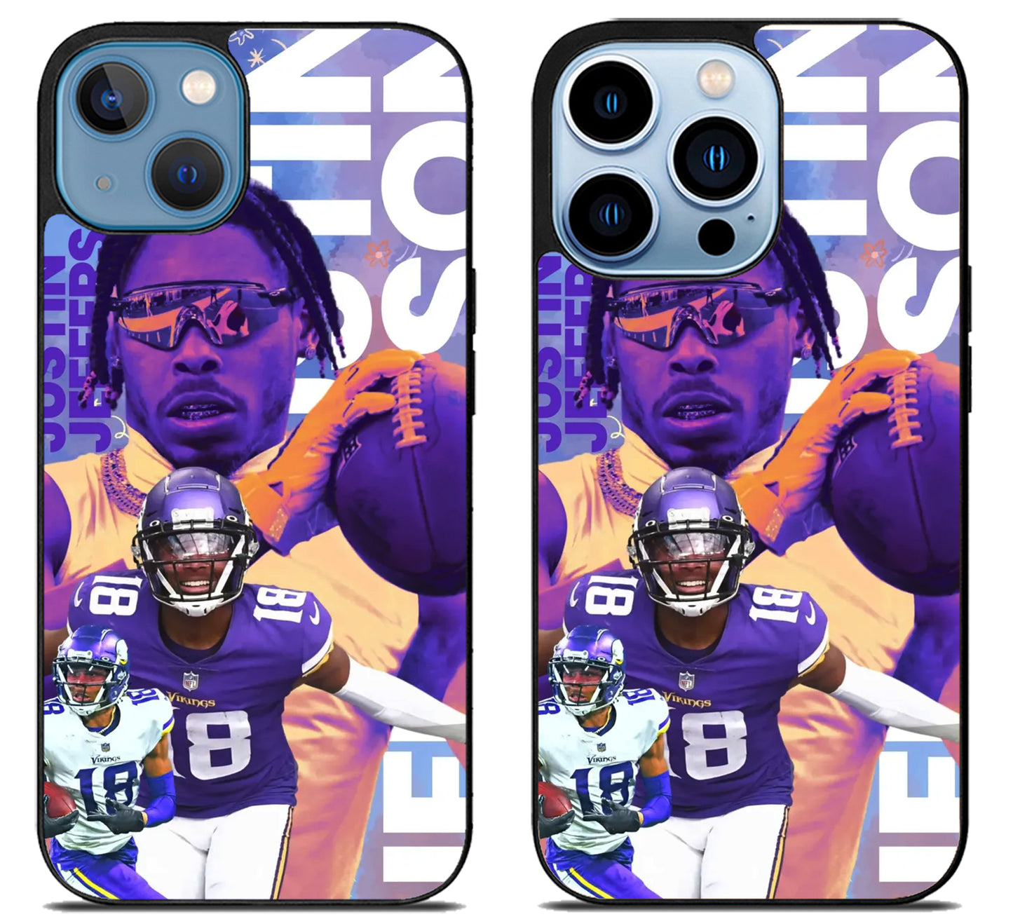 Justin Jefferson Minnesota Vikings Cool iPhone 13 | 13 Mini | 13 Pro | 13 Pro Max Case