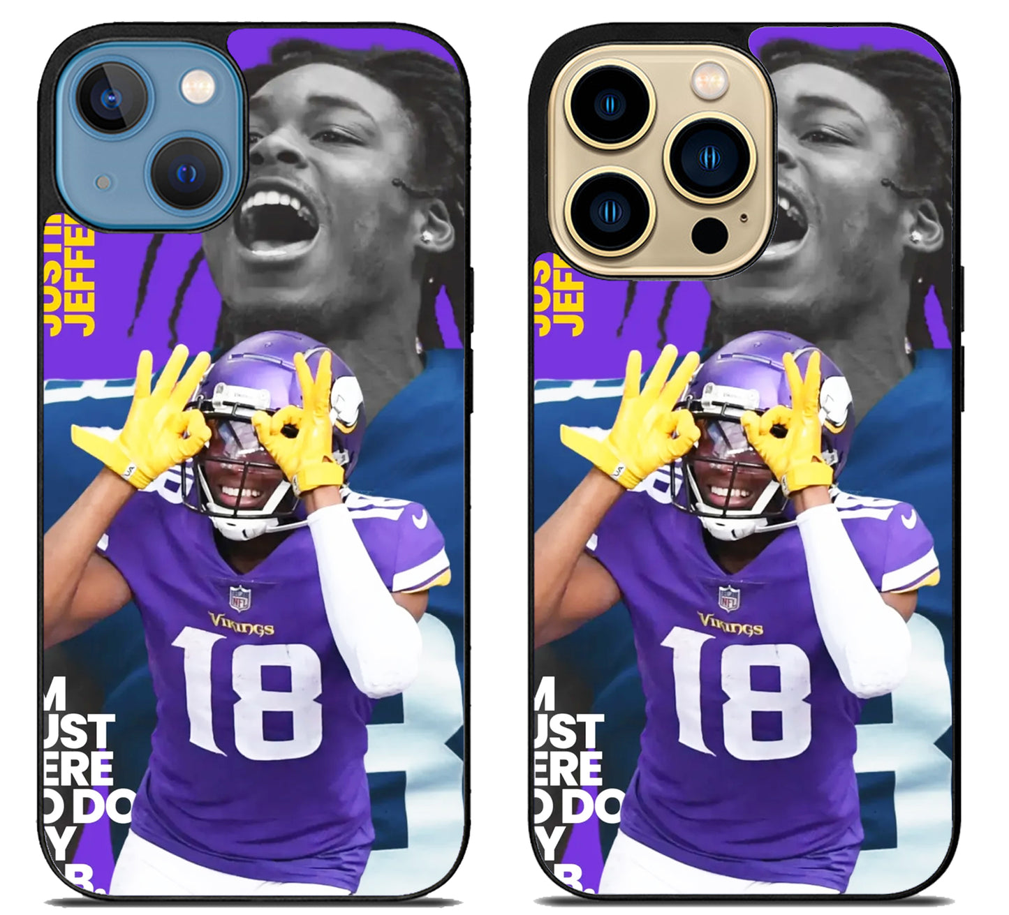 Justin Jefferson Minnesota Vikings Cover iPhone 14 | 14 Plus | 14 Pro | 14 Pro Max Case