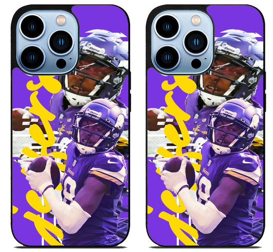 Justin Jefferson Minnesota Vikings Stylish iPhone 15 Pro | iPhone 15 Pro Max Case