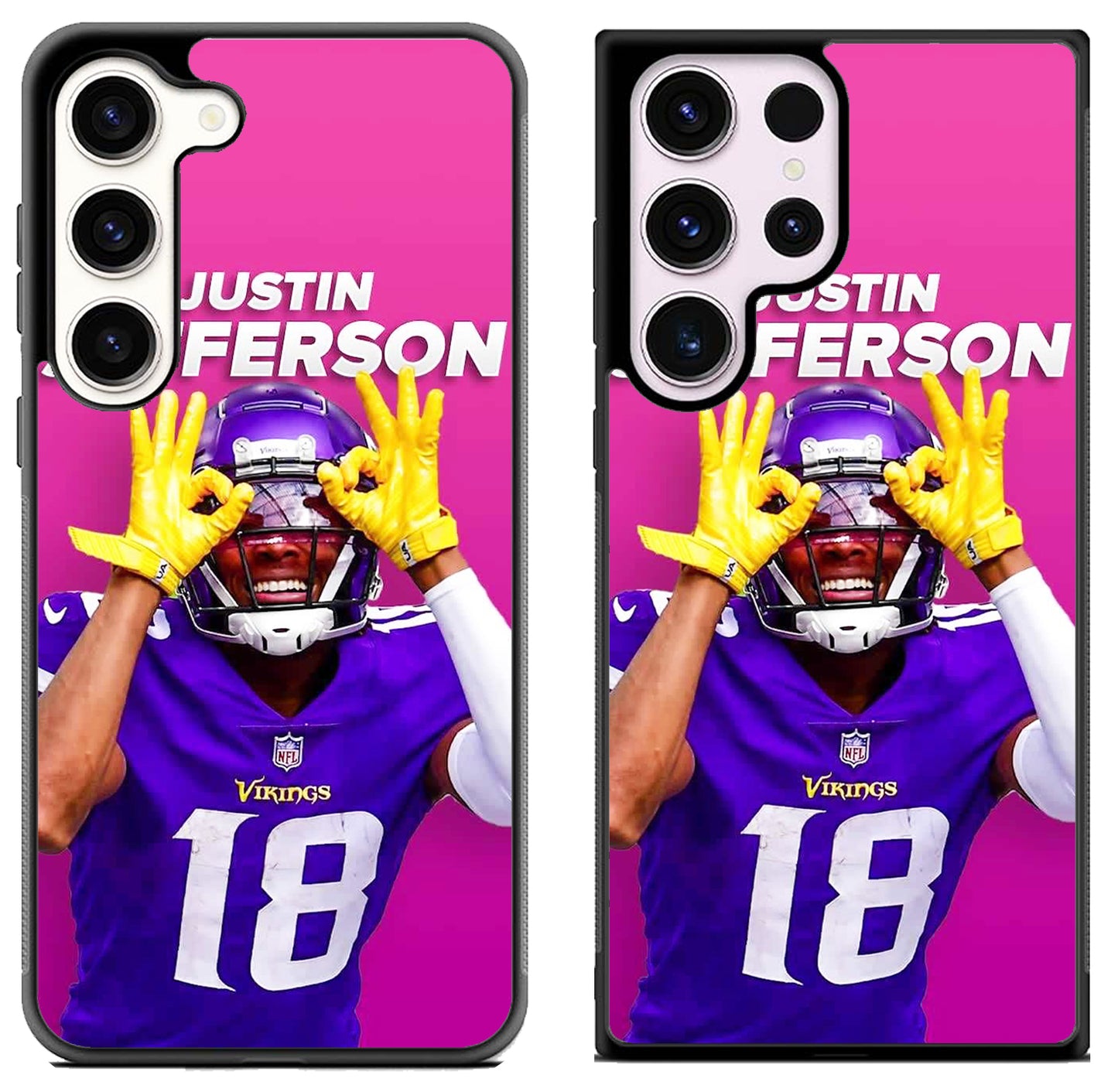 Justin Jefferson Minnesota Vikings Samsung Galaxy S23 | S23+ | S23 Ultra Case