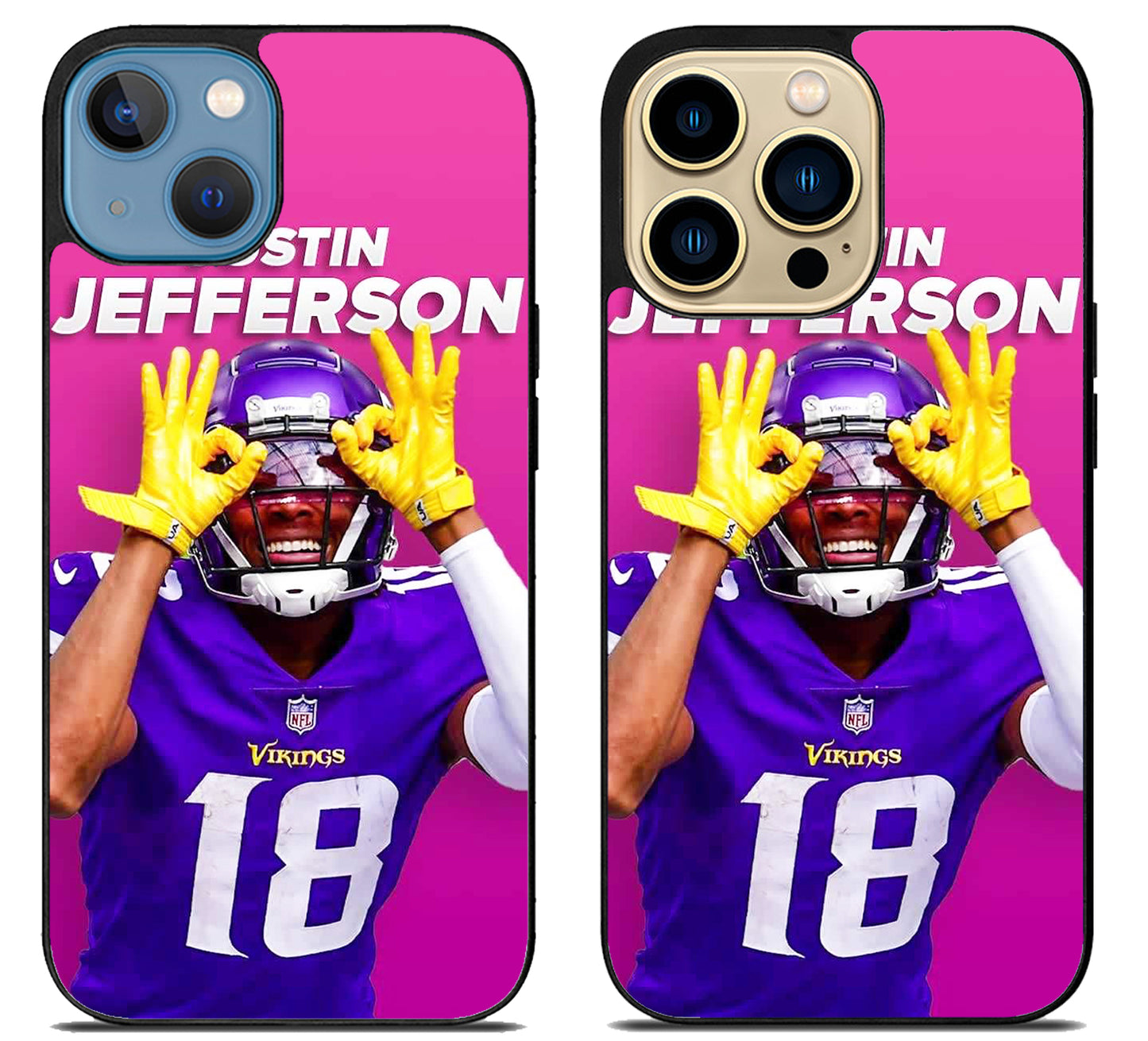 Justin Jefferson Minnesota Vikings iPhone 14 | 14 Plus | 14 Pro | 14 Pro Max Case
