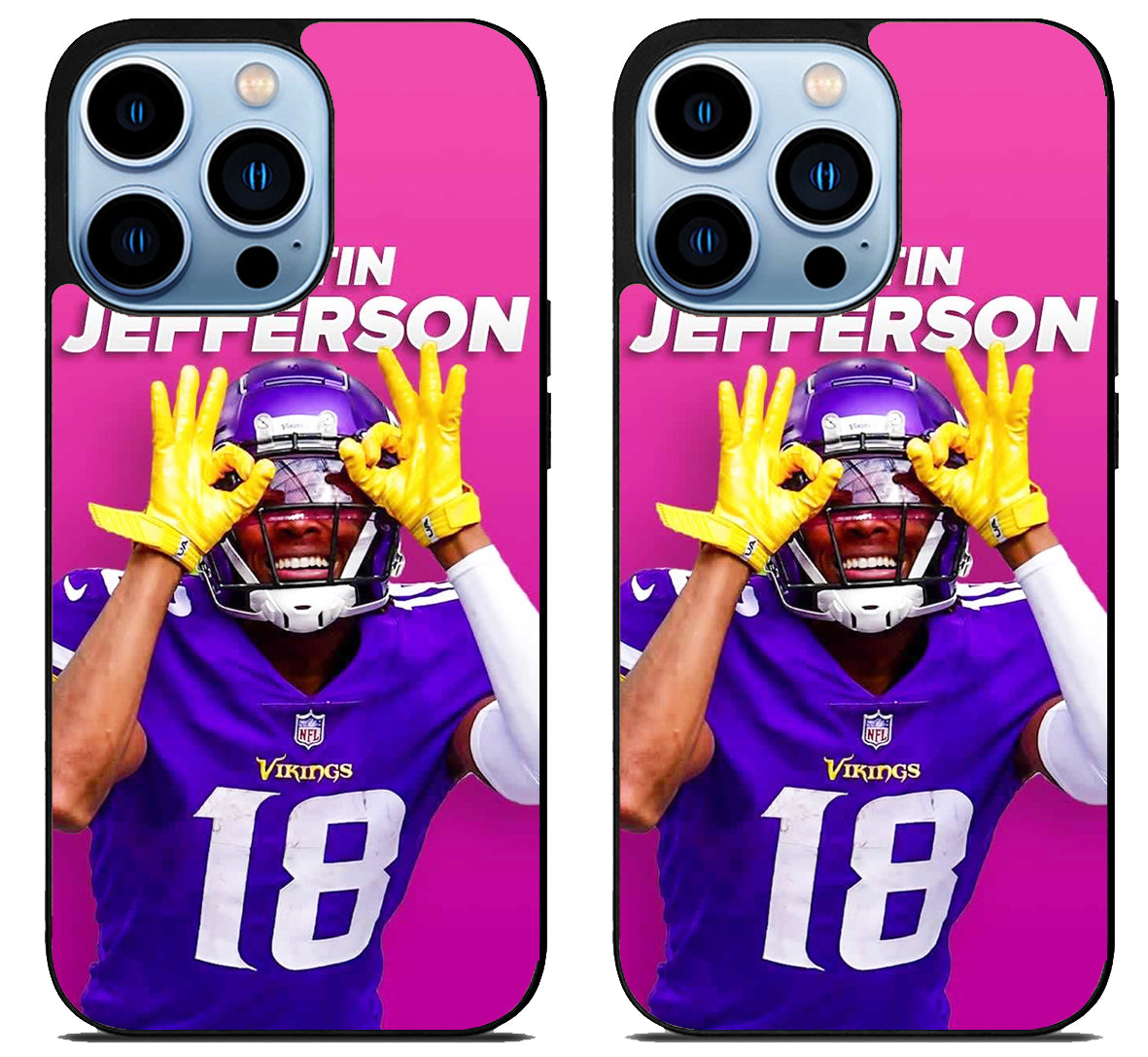 Justin Jefferson Minnesota Vikings iPhone 15 Pro | iPhone 15 Pro Max Case