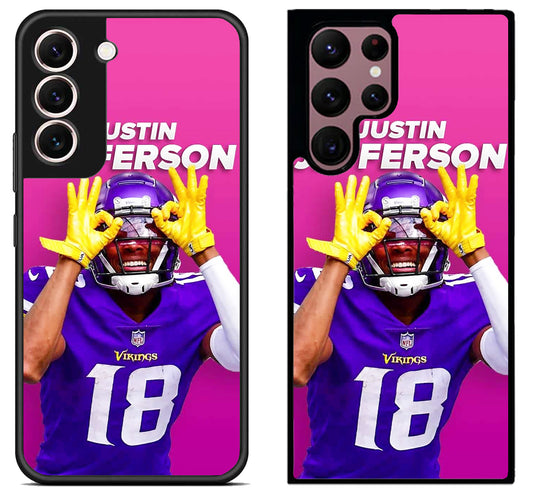 Justin Jefferson Minnesota Vikings Samsung S22 | S22+ | S22 Ultra Case