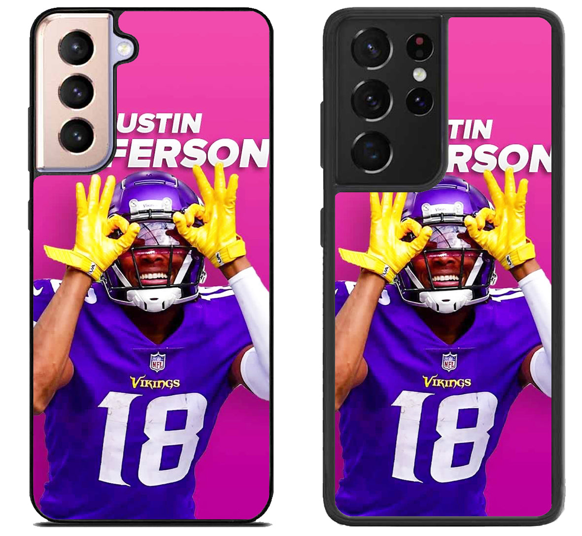 Justin Jefferson Minnesota Vikings Samsung Galaxy S21 | S21 FE | S21+ | S21 Ultra Case