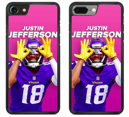 Justin Jefferson Minnesota Vikings iPhone 8 | 8 Plus Case