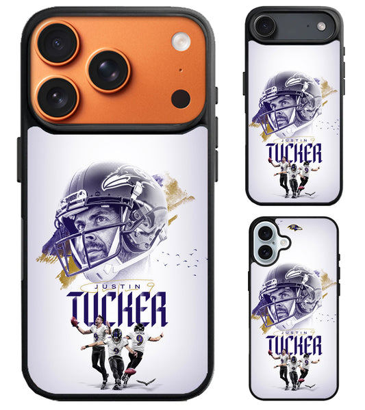 Justin Tucker Baltimore Ravens Collage iPhone Air | iPhone 17 | 17 Pro | 17 Pro Max Case