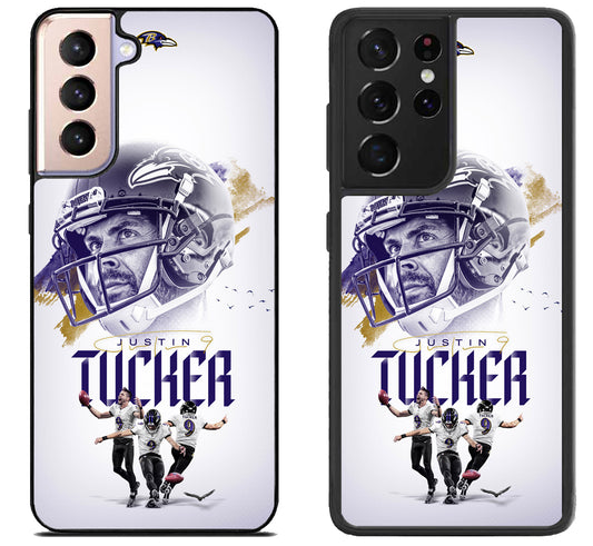 Justin Tucker Baltimore Ravens Collage Samsung Galaxy S21 | S21 FE | S21+ | S21 Ultra Case