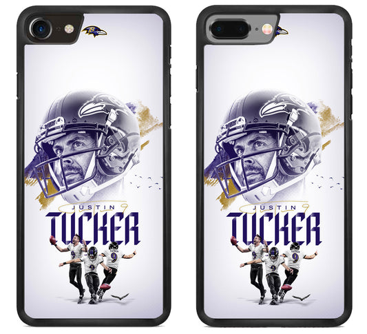 Justin Tucker Baltimore Ravens Collage iPhone 8 | 8 Plus Case