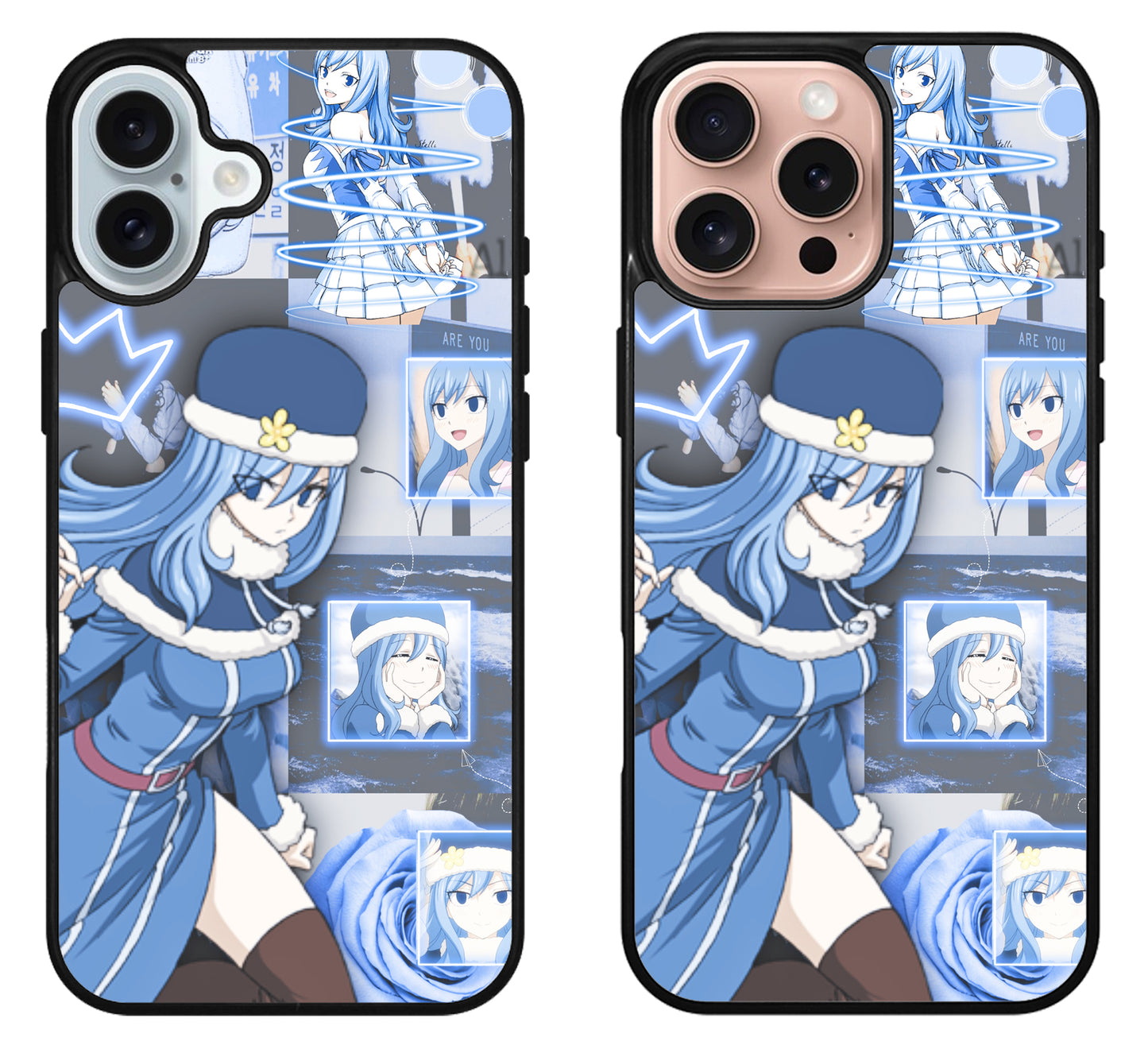 Juvia Lockser Fairy Tail Collage iPhone 16 | 16 Plus | 16 Pro | 16 Pro Max Case