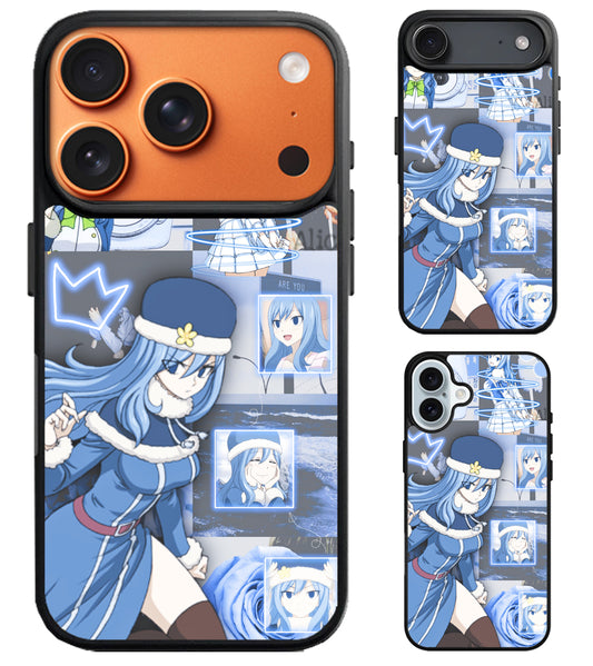 Juvia Lockser Fairy Tail Collage iPhone Air | iPhone 17 | 17 Pro | 17 Pro Max Case