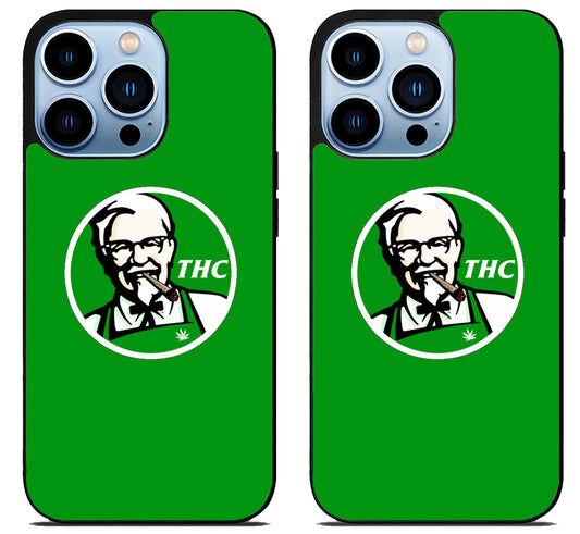 KFC Parody THC Weed Logo iPhone 15 Pro | iPhone 15 Pro Max Case