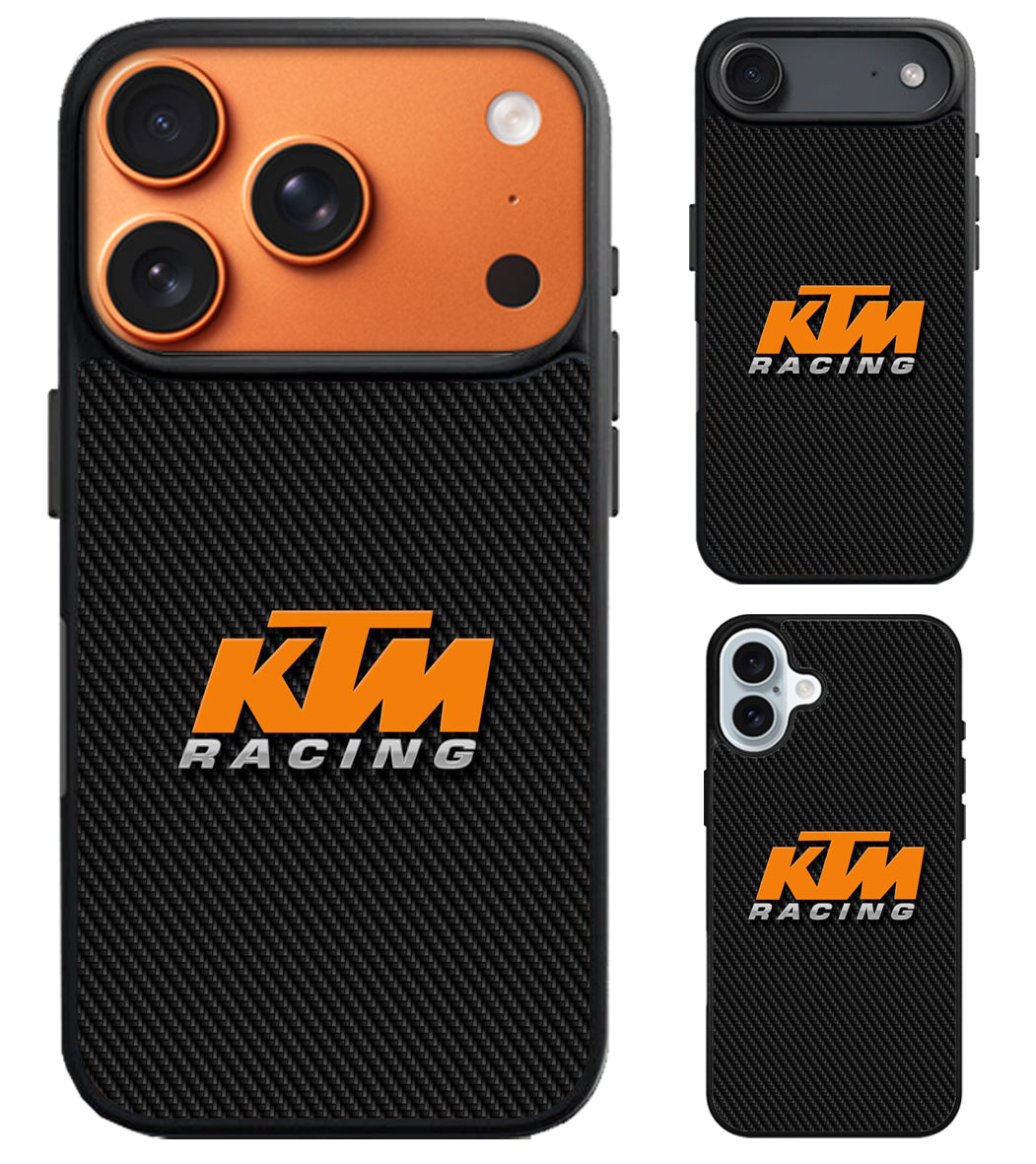 KTM Racing Carbon Black iPhone Air | iPhone 17 | 17 Pro | 17 Pro Max Case