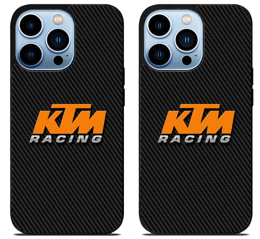 KTM Racing Carbon Black iPhone 15 Pro | iPhone 15 Pro Max Case