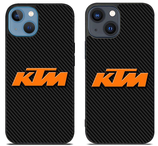 KTM logo Black Carbon iPhone 15 | iPhone 15 Plus Case