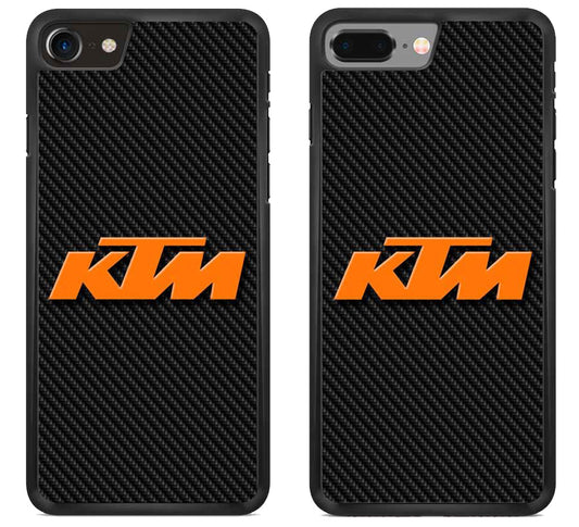 KTM logo Black Carbon iPhone 8 | 8 Plus Case