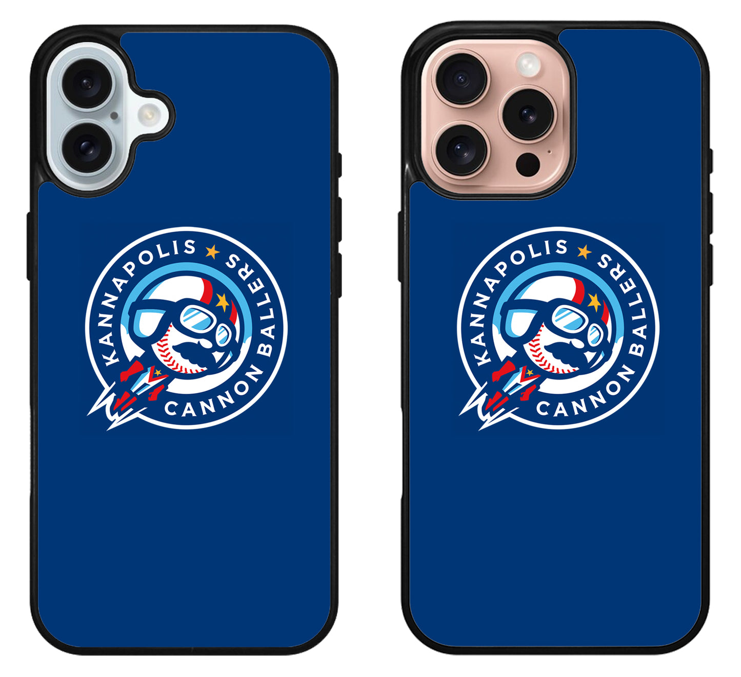 Kannapolis Cannon Ballers Logo iPhone 16 | 16 Plus | 16 Pro | 16 Pro Max Case
