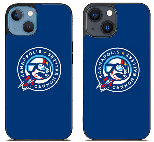 Kannapolis Cannon Ballers Logo iPhone 15 | iPhone 15 Plus Case