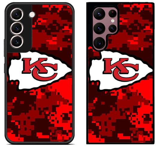 Kansas City Chiefs Camo Samsung Galaxy S22 | S22+ | S22 Ultra Case