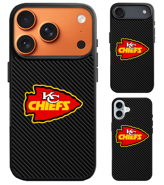 Kansas City Chiefs Carbon iPhone Air | iPhone 17 | 17 Pro | 17 Pro Max Case