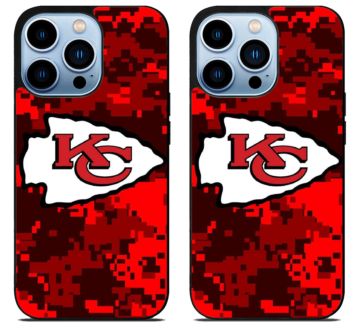 Kansas City Chiefs Color Camo iPhone 15 Pro | iPhone 15 Pro Max Case