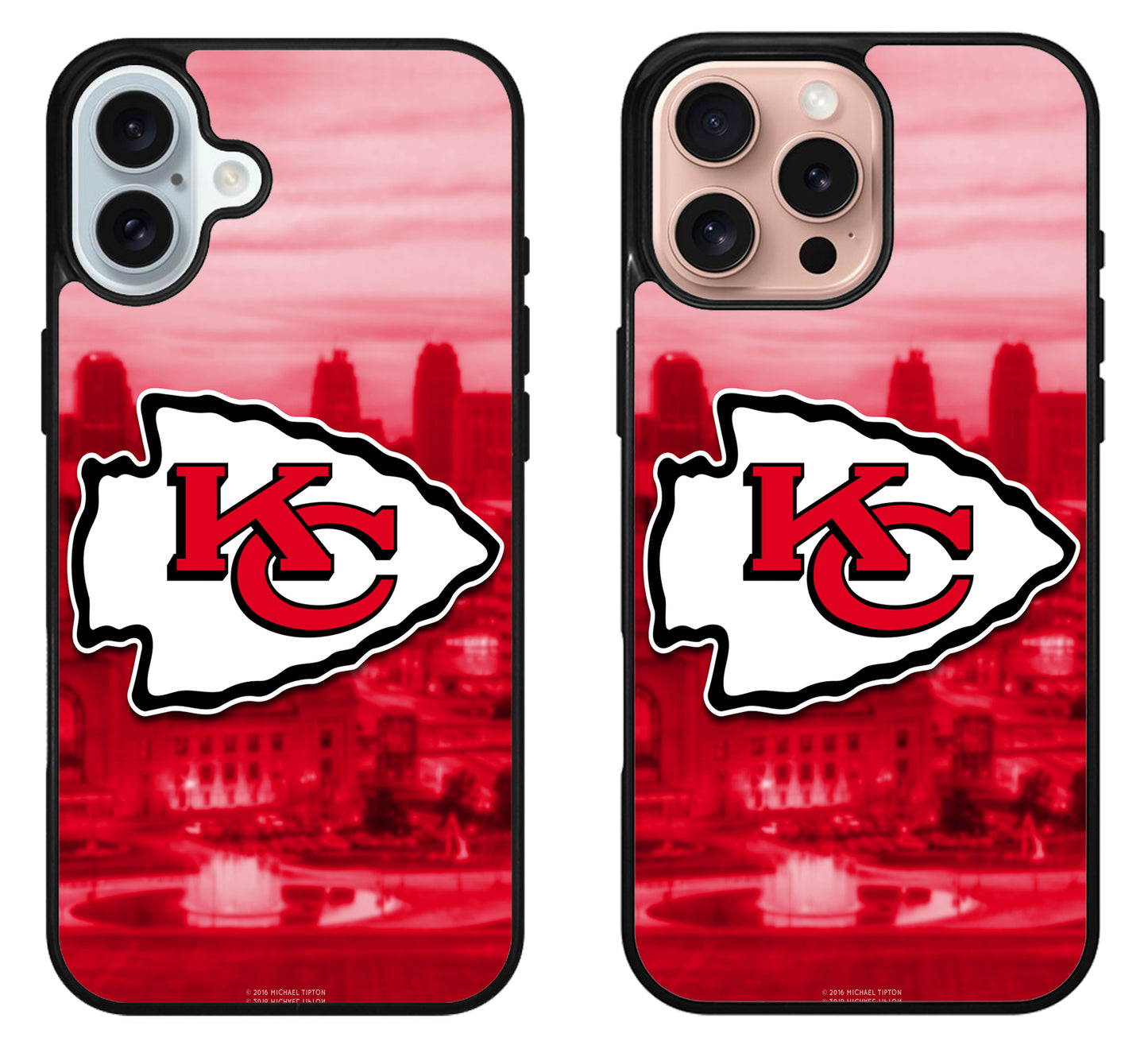 Kansas City Chiefs Logo Cover iPhone 16 | 16 Plus | 16 Pro | 16 Pro Max Case