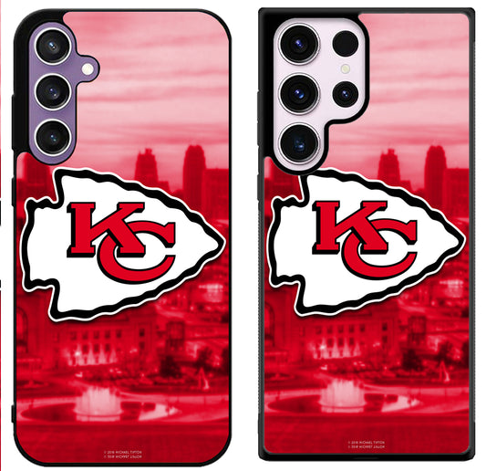 Kansas City Chiefs Logo Cover Samsung Galaxy S24 | S24+ | S24 Ultra Case