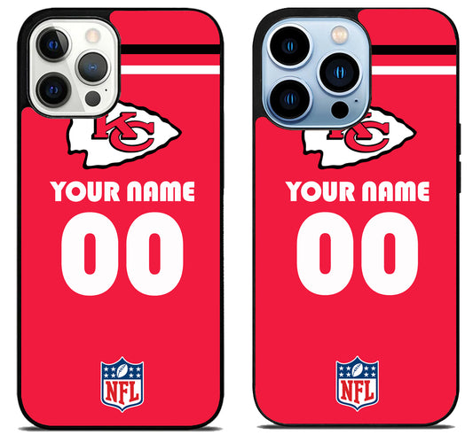 Custom Personalized Kansas City Chiefs NFL iPhone 15 Pro | iPhone 15 Pro Max Case