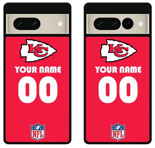 Custom Personalized Kansas City Chiefs NFL Google Pixel 7 | 7 Pro Case