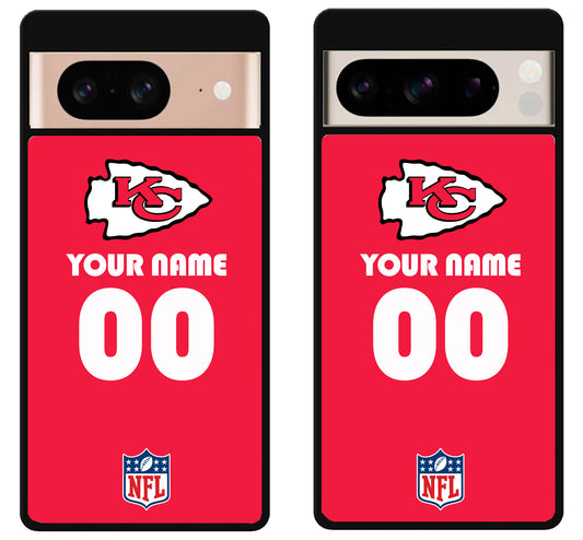 Custom Personalized Kansas City Chiefs NFL Google Pixel 8 | 8 Pro Case